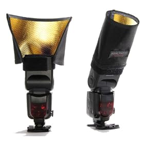 Honl Photo HONL-ZEBRA5 5 Gold-Silver Reflector/Speed Snoot