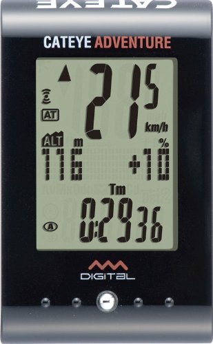 Cateye Adventure Cycling Computer - Black