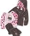 Apparel : Nannette Little Girl 3-piece Sequined Velour Set