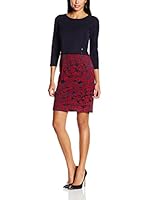 Palmetto Vestido (Burdeos / Negro)