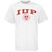 Indiana University of Pennsylvania Crimson Hawks White Bare Essentials T-shirt