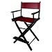 Kitchen & Housewares : Burgundy Counter Height Director's Chair