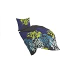 Bierbaum 6133_02 Mako-Satin-Bettw�sche Dessin 200 x 200 cm, petrol