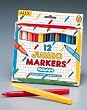 Alex 12 Jumbo Broad Tip Markers Washable