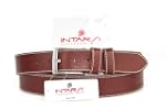 Cintura uomo INTARSI rhum in pelle li...