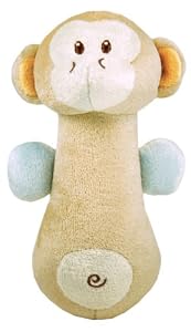 Dandelion Soft Shaker Toy, Monkey