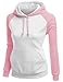 Xpril Women's Raglan Style Trendy Basic Hoodie T-Shirt