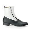 Mens Halloween Shoe Costume Footwear 40's Gangster Black