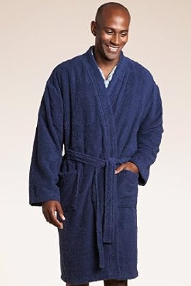 Cotton Rich Lightweight Towelling Dressing Gown