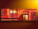 Modern Oil Painting on Canvas Stretched-framed Ready to Hang - ytth100