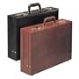 Goodhope Business Briefcase Collection Expandable 4in. PVC Attache - Black