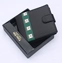 Black Italian Hide leather wallet from Prime Hide