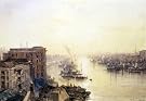 The pool from the Adelaide Hotel, London Bridge, by William Wyld (Print On Demand)