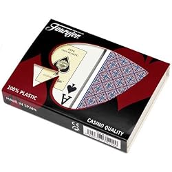 Fournier Bridge Arabesco Jumbo Index Plastic Playing Cards