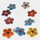 Ballmarker Blume aus Swarovski Kristallen - 