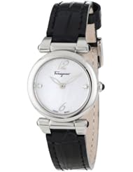 Salvatore Ferragamo Womens F79SBQ9991I SB09 Poema Stainless Steel Mother-Of-Pearl Watch