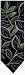 Men's J. Jerry Garcia Neck Tie Necktie Tree Collection Forty-six Limited Edition Rare EXTRA LONG XL