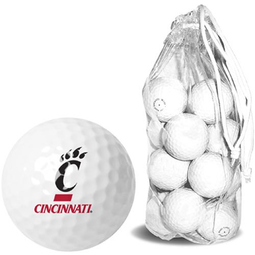 Cincinnati Bearcats Ncaa 15 Golf Ball Clear Pack