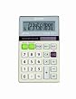 Sharp EL-377TB 10-Digit with Punctuation Twin Power/Glass Top Design Calculator