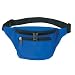 Fantasybag 3-Zipper Fanny Pack-Royal Blue,FN-03