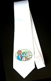 Party Decoration Necktie with internet, computer, world, globe, email