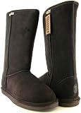 Bearpaw Eva 12" Boots Brown Shoes Suede Sheepskin 8