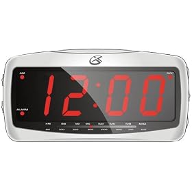 GPX DX800 AM/FM Digital Clock Radio with Telephone