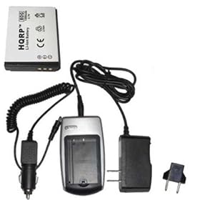 HQRP Battery and Battery Charger for Canon NB-5L CB-2LX Powershot S100, SD890 IS, SD900, SD950 IS, SD970 IS, SD990 IS, SX200 IS, SX210 IS, SX220 HS, SX220HS, SX230 HS, SX230HS plus HQRP Euro Plug Adapter