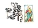 Glass Beads Rosary with Mary Help of Christians Praying Card Blessed By His Holiness