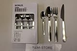 IKEA BONUS STAINLESS STEEL CUTLERY 16 PIECE SET