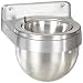 Rubbermaid Commercial Aluminum Smokers Station Wall Mount Urn, Round, 9.5" Width x 8" Height