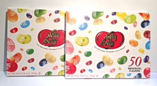 Jelly Belly 50 Flavor Gold Classic Gift Box - Pack of 2 (Boxed)
