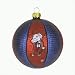 Mississippi Rebels 2 5/8 Team Glass Basketball Ornament