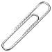 ACCO Nonskid Economy Paper Clips, Steel Wire, Jumbo, Silver, 100 per Box, 10 Box per Pack (72585)