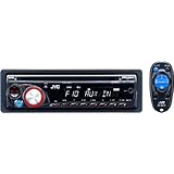 JVC KD-R210 CD Receiver With Front Aux Input, Wireless Remote Control, and Detachable Face