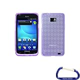 Gizmo Dorks Flexible TPU Skin (Purple) with Carabiner Key Chain for the AT& ....