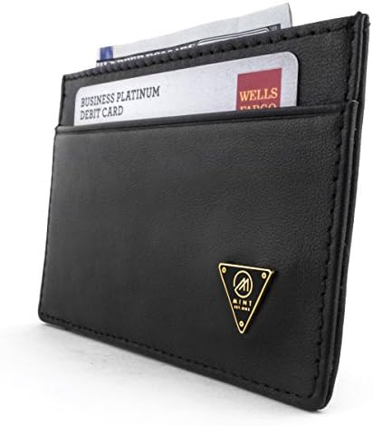 Mint Italian Lambskin Leather Ultra Slim Wallet
