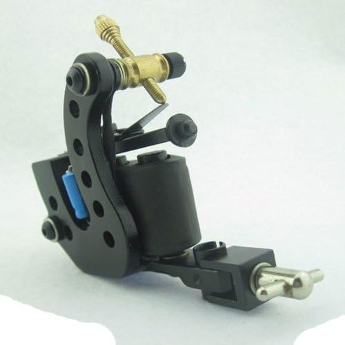 One Professional Top Tattoo Machine Gun for Kit Power Supply 10 Wrap Coils Xtm12