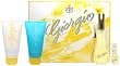 Giorgio Beverly Hills by Giorgio Beverly Hills for Women 4 Piece Set Includes: 3.0 oz Eau de Toilette Spray + 2.5 oz Body Moisturizer + 2.5 oz Body Wash + 0.1 oz Eau de Toilette Miniature Collectible