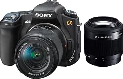 Sony Alpha DSLRA350X 14.2MP Digital SLR Camera with Super SteadyShot Image Stabilization with DT 18-70mm f/3.5-5.6 & DT 55-200mm f/4-5.6 Zoom Lenses