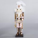 17 Deluxe Hollywood Wooden Gingerbread Kisses Christmas Nutcracker Chef
