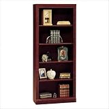 Harvest Cherry Five Shelf Bookcase Harvest Cherry