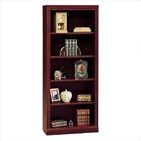 Harvest Cherry Five Shelf Bookcase Harvest Cherry