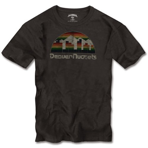 Denver Nuggets '47 Brand 'Skyline' Vintage Primary Logo Scrum Tee