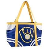 MLB Milwaukee Brewers Canvas Tailgate Tote