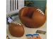 Swivel Chair w/ Ottoman Set - Football