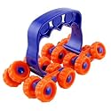 Home Health Care Handheld 16 Wheels Blue Orange Roller Massager