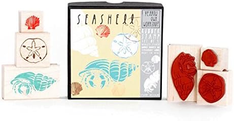 Yellow Owl Workshop Seashell Stamp Set