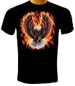 Flaming Eagle Motorcycle T-shirt