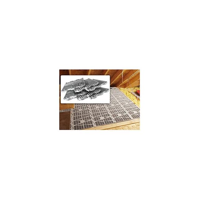 Attic Dek Flooring Pack Of 4 Panels Gray 24 X 16 On